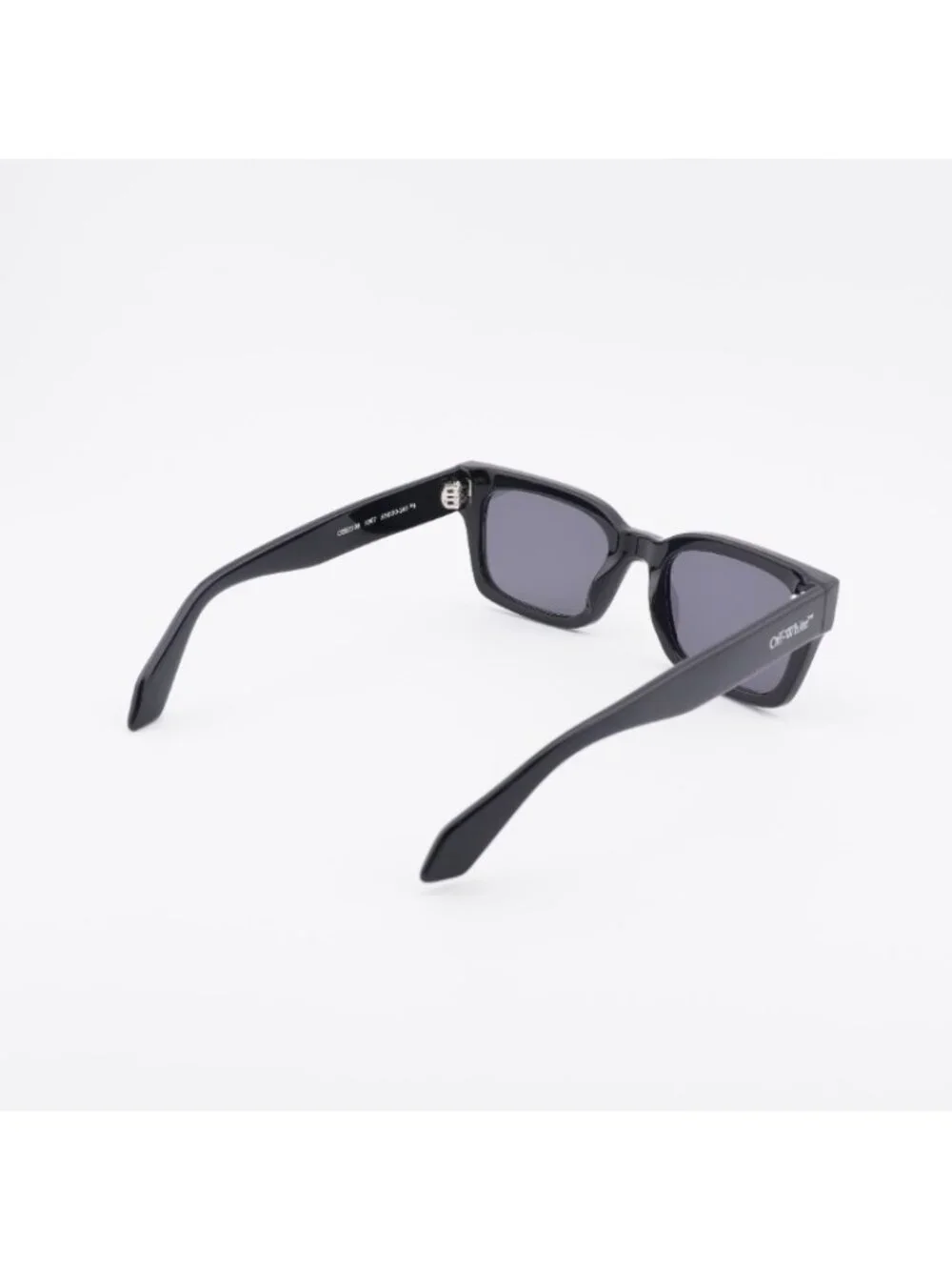 Off-White OERI108 MIDLAND 1007 Sunglasses Black Square Frame, Grey Lenses